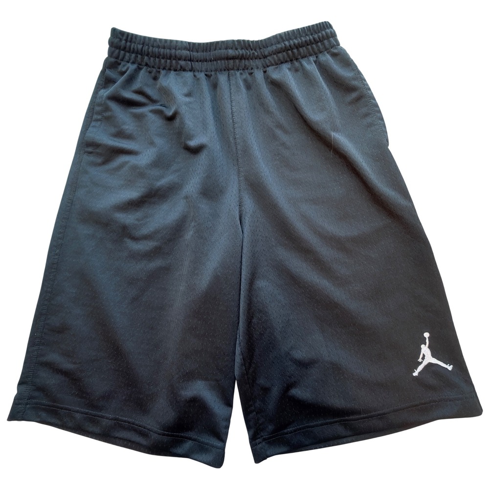 Jordan Basketball Shorts Boys XL Black Excellent Jumpman Athletic Mesh Pockets